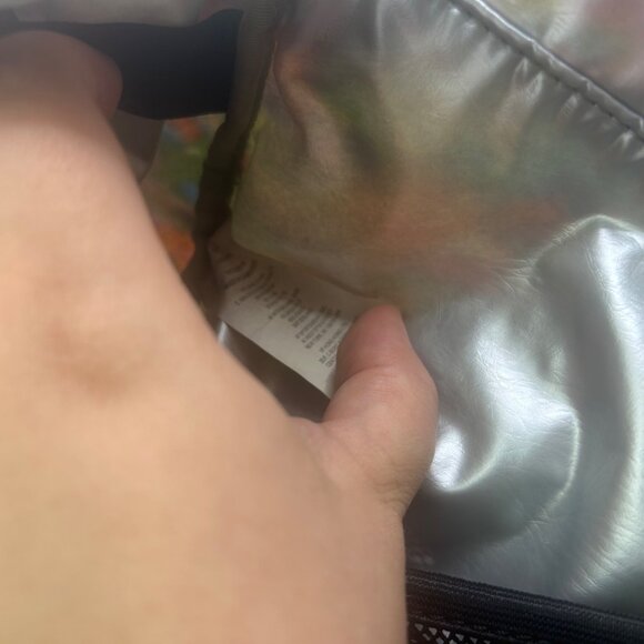 Kipling Multicolor Printed Crossbody Bag With Adjustable Grey Strap & Zipper Poc - Picture 12 of 12